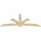 Ekena Millwork Davenport Rough Sawn Timber Gable Bracket, Douglas Fir, 96"W x 44"H x 2"D x 6"F, 11/12 Pitch GBW096X44X0206DAV00RDF - alternate 2
